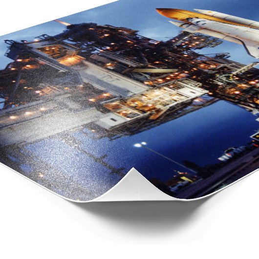 Space Shuttle-Foto Fotodruck (Ecke)