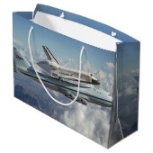 Space Shuttle Große Geschenktüte (Rückseite Schrägansicht)