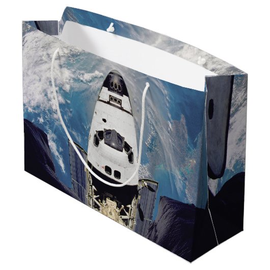 Space Shuttle Große Geschenktüte (Rückseite Schrägansicht)