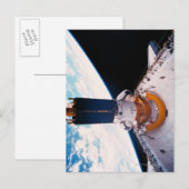 Space Shuttle im Orbit 2 Postkarte (Vorne/Hinten)