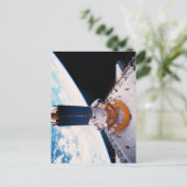 Space Shuttle im Orbit 2 Postkarte (Stehend Vorderseite)