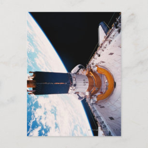 Space Shuttle im Orbit 2 Postkarte