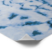 Space Shuttle im Orbit Poster (Ecke)