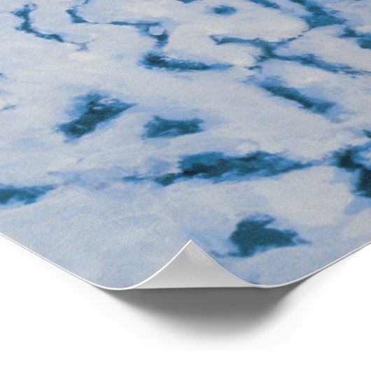 Space Shuttle im Orbit Poster (Ecke)