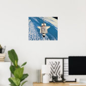 Space Shuttle im Orbit Poster (Heimbüro)