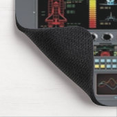 Space Shuttle Kontrolle Board Mouse Pad Mousepad (Ecke)