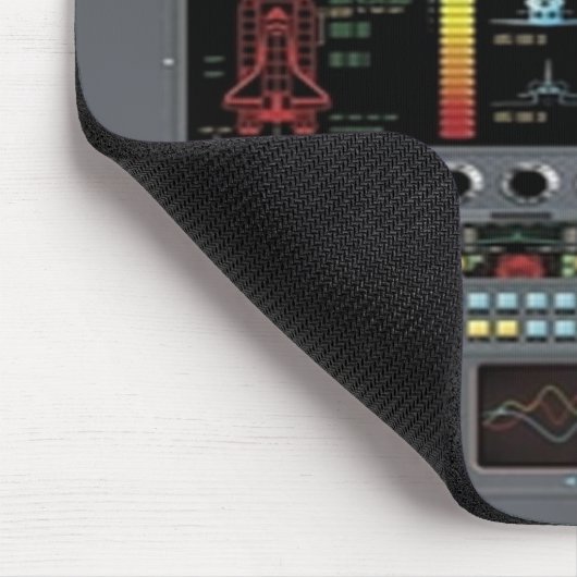 Space Shuttle Kontrolle Board Mouse Pad Mousepad (Ecke)