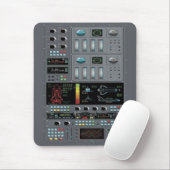 Space Shuttle Kontrolle Board Mouse Pad Mousepad (Mit Mouse)