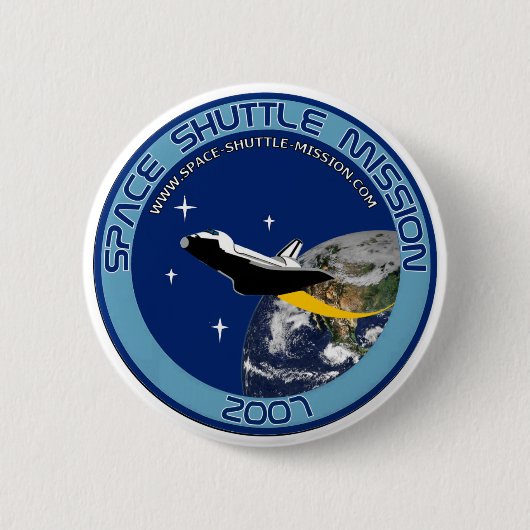 Space Shuttle Mission Button #1 (Vorderseite)
