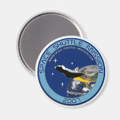 Space Shuttle Mission Magnet #1 (Vorderseite/Rückseite)