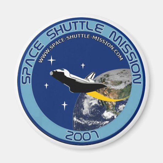 Space Shuttle Mission Magnet #1 (Vorne)