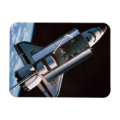 Space Shuttle mit Open Cargo Bay Magnet (Horizontal)