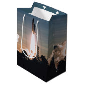 Space Shuttle Mittlere Geschenktüte (Vorderseite Schrägansicht)