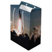 Space Shuttle Mittlere Geschenktüte (Rückseite Schrägansicht)