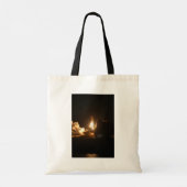 Space Shuttle Night Launch Poster Totbeutel Tragetasche (Rückseite)