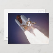 Space Shuttle Postkarte (Vorne/Hinten)