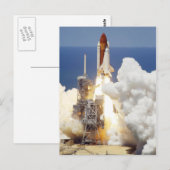 Space Shuttle Postkarte (Vorne/Hinten)