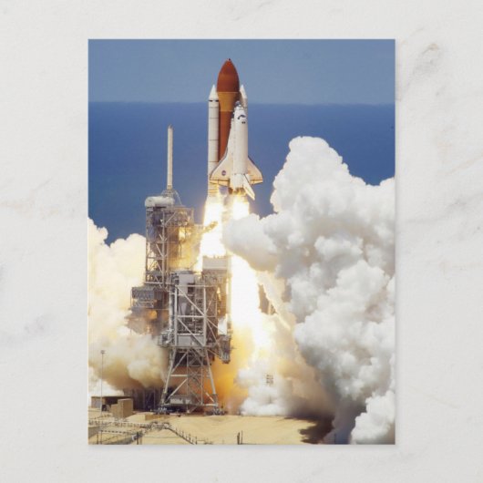 Space Shuttle Postkarte (Vorderseite)