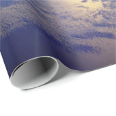 Space Shuttle Robot Arm Earth Orbit Sunburst Geschenkpapier (Rolleneckpunkt)