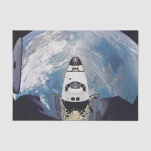 Space Shuttle Seidenpapier