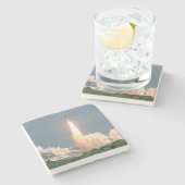 Space Shuttle Steinuntersetzer (Seitenansicht)