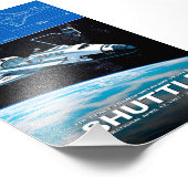 Space Shuttle - STS Fotodruck (Ecke)