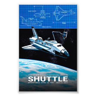 Space Shuttle - STS Fotodruck