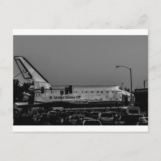 Space Shuttle-Teilnehmer am Forum Postkarte (Vorderseite)