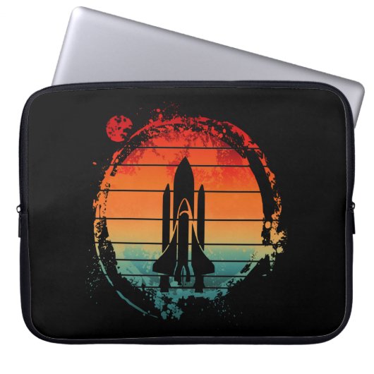 SPACE SHUTTLE VINTAGE LAPTOPSCHUTZHÜLLE (Vorderseite)