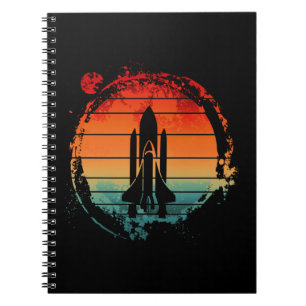 SPACE SHUTTLE VINTAGE NOTIZBLOCK