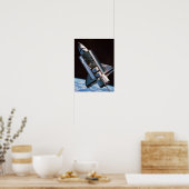 Space Shuttle with Open Cargo Bay Poster (Küche)
