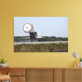 Space Shuttleservice Atlantis entfaltet seinen Dra Leinwanddruck (Insitu (Wohnzimmer))