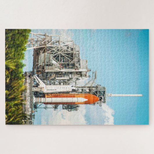 Space Shuttleservice für das Launch Pad Foto Puzzle (Horizontal)