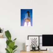 Space Shuttleservice in das Weltraumposter Poster (Heimbüro)