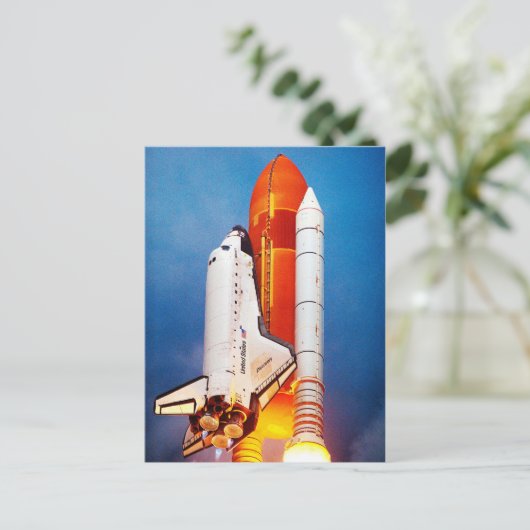 Space Shuttleservice in die Postkarte (Stehend Vorderseite)
