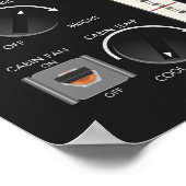 Space Shuttleservice Umwelt-Kontrolle und Lights P Poster (Ecke)