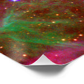 Space Skateboarder Poster (Ecke)