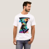 Space skateboarding T-Shirt (Vorne ganz)