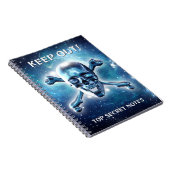 Space skull. Customized Notizblock (Rechte Seite)