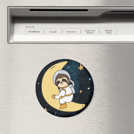 Space Sloth Magnet (In Situ (Geschirrspüler))