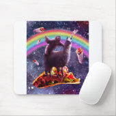Space Sloth Riding Llama Unicorn - Taco & Burrito Mousepad (Mit Mouse)