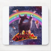 Space Sloth Riding Llama Unicorn - Taco & Burrito Mousepad (Vorne)