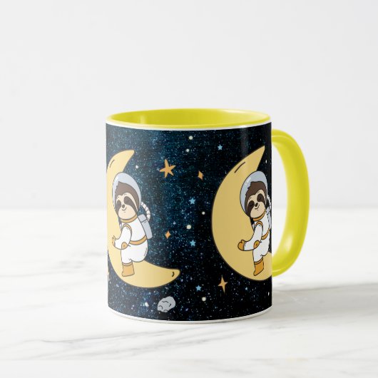 Space Sloth-Tasse Tasse (VorderseiteRechts)