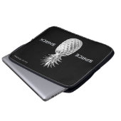 Space Snack Silver Pineaple Spaß Sci-Fi Laptopschutzhülle (Vorne Knopf)
