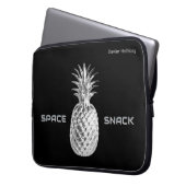 Space Snack Silver Pineaple Spaß Sci-Fi Laptopschutzhülle (Vorderseite Links)