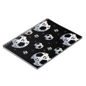 Space Soccer-Notebook Notizblock (Linke Seite)