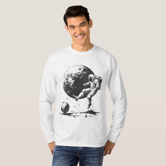 space soccer t-shirt (Vorne ganz)