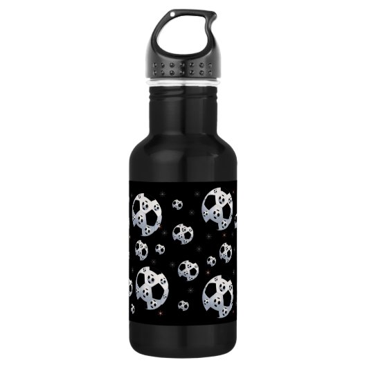 Space Soccer Trinkflasche (Vorderseite)