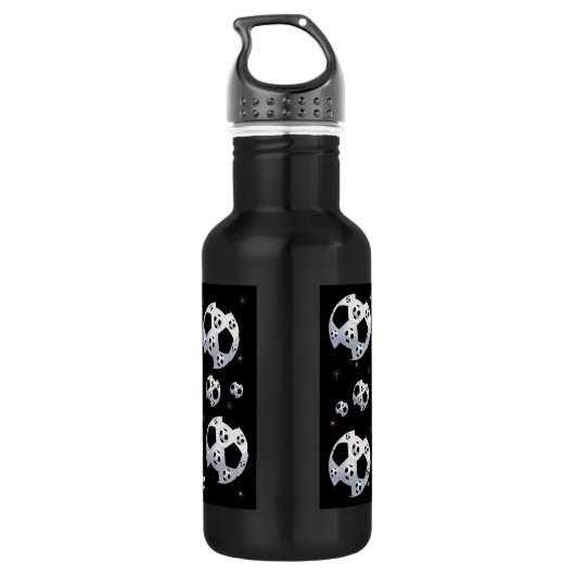 Space Soccer Trinkflasche (Rückseite)