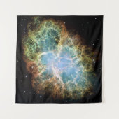 Space Square Tapestry Wandteppich (Vorderseite (Horizontal))